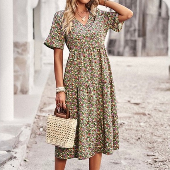 New summer dress with tag size XL - Picture 1 of 1